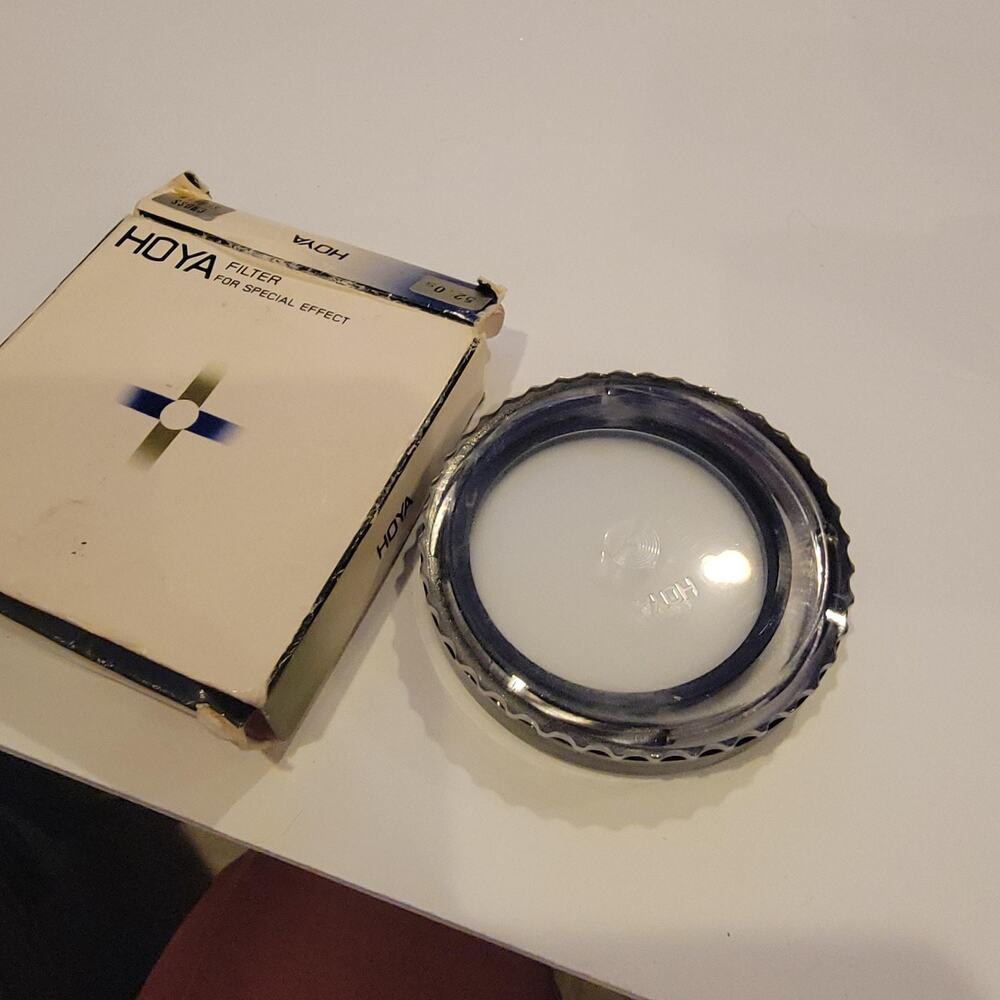 Hoya Cross Screen Filter 52mm Black Special Effect Non-Reflex Camera Lens